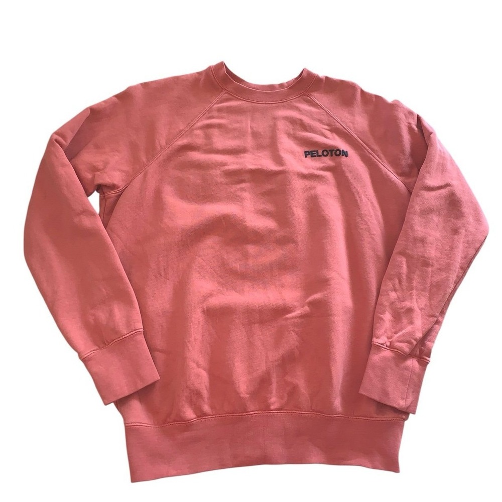 Spiritual Gangster x Peloton Varsity Crewneck Sweatshirt Rust Terracotta  S‎